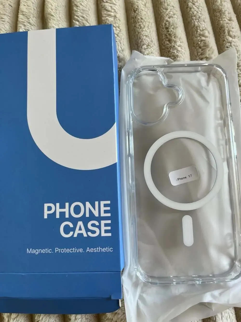 KCQNine Magnetic Clear Protective Phone Case for iPhone 17